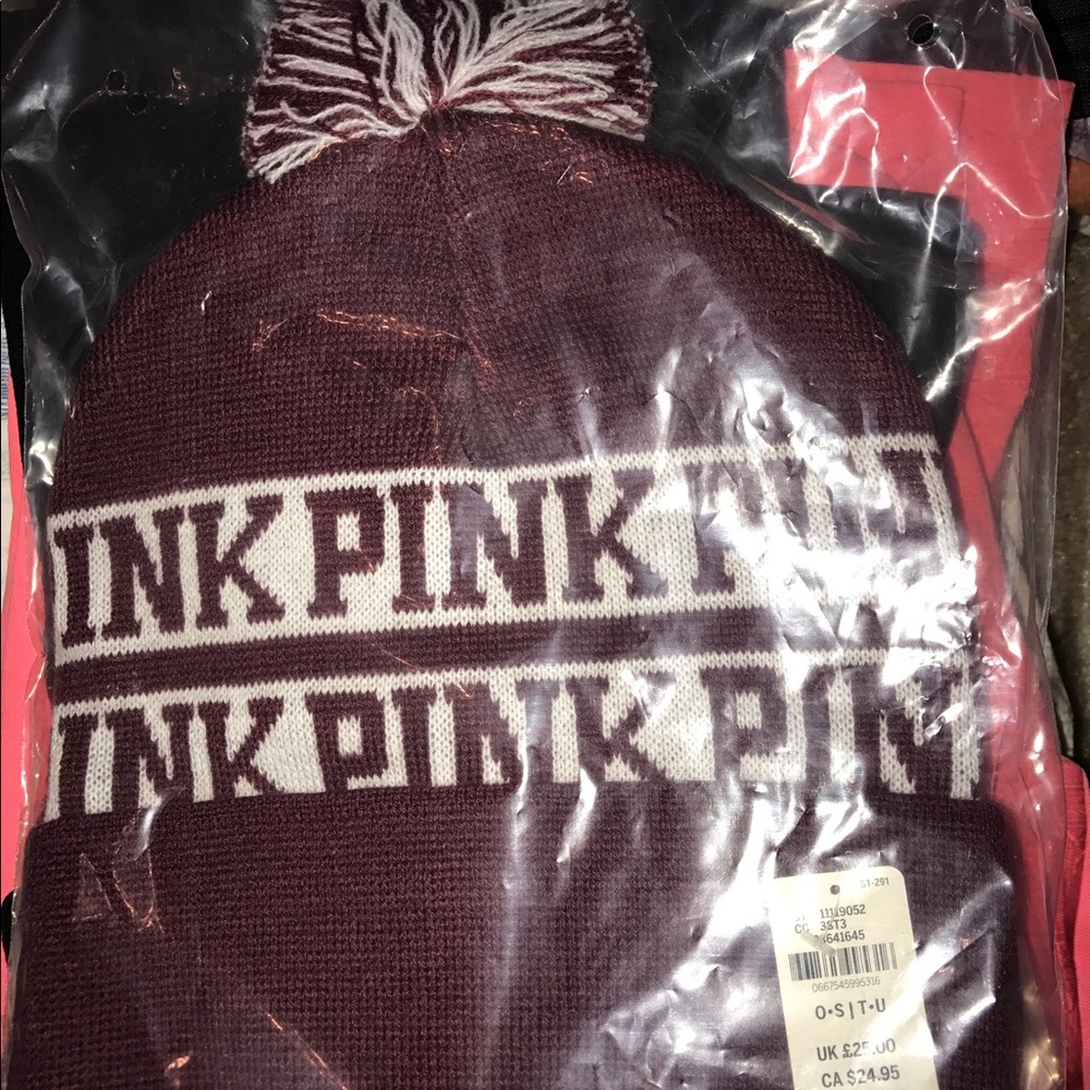 Brand new PINK beanie